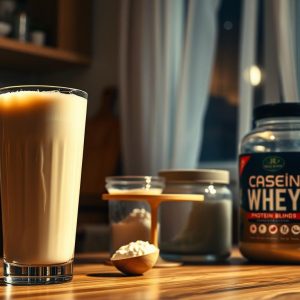 Proteine caseina per massa notturna: benefici, dosi e confronto con whey