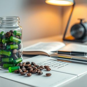 L-teanina + caffeina per focus laser: evidenze, dosi e zero crash