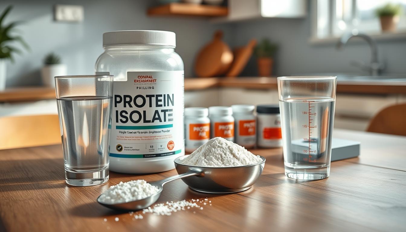 proteine isolate cutting